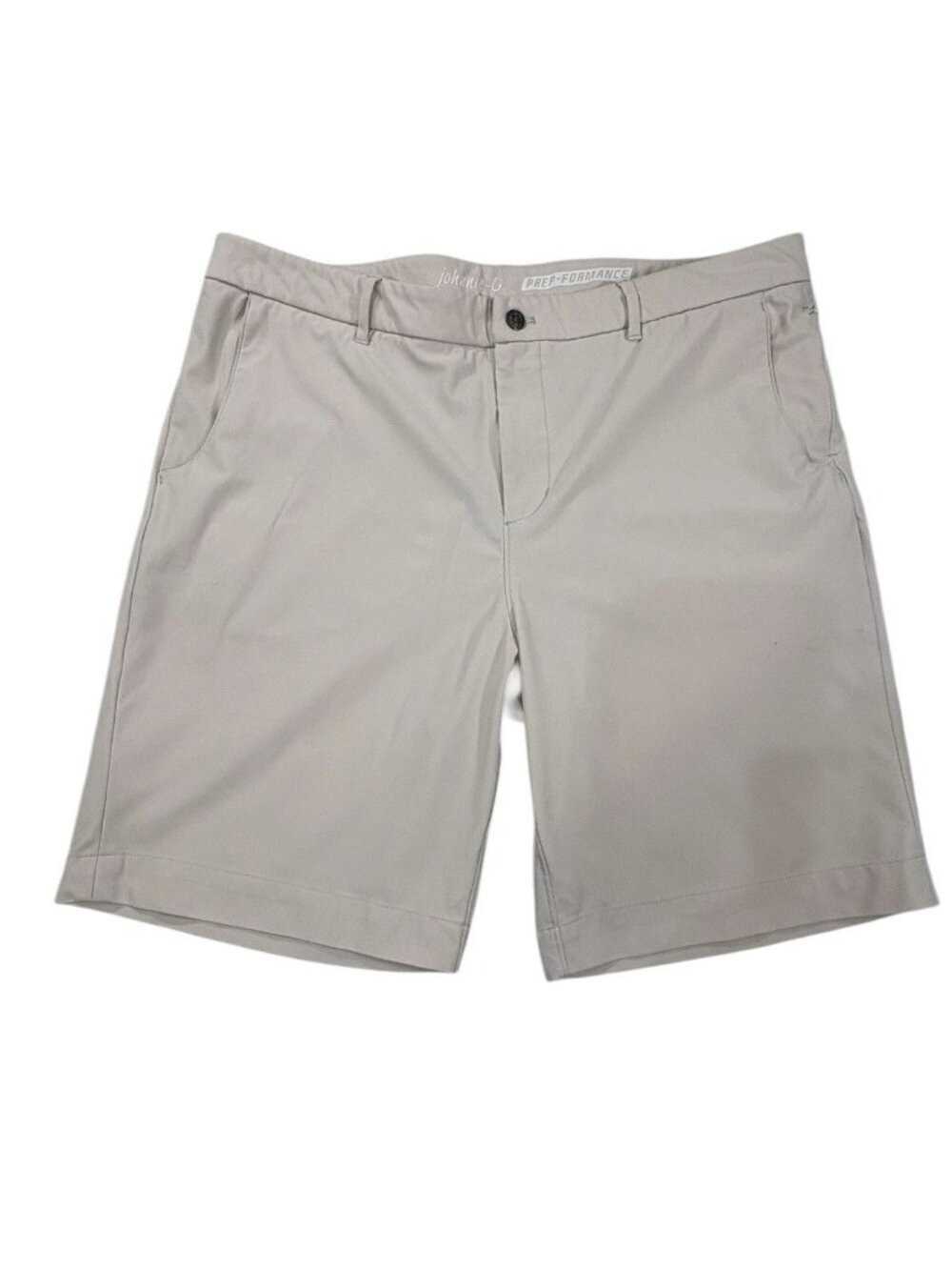 Johnnie-O Shorts Men Size 40 Beige Prep-Formance Stretch